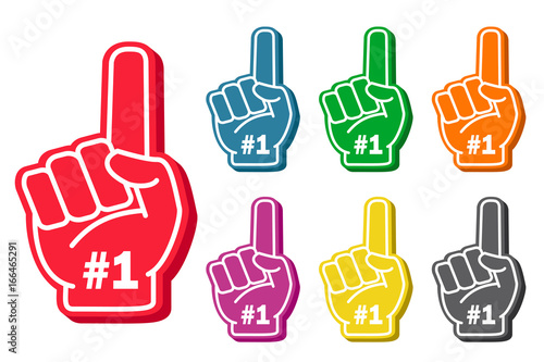 Foam finger set