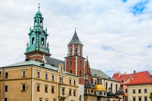 Wawel Royal Castle in Krakow, Poland