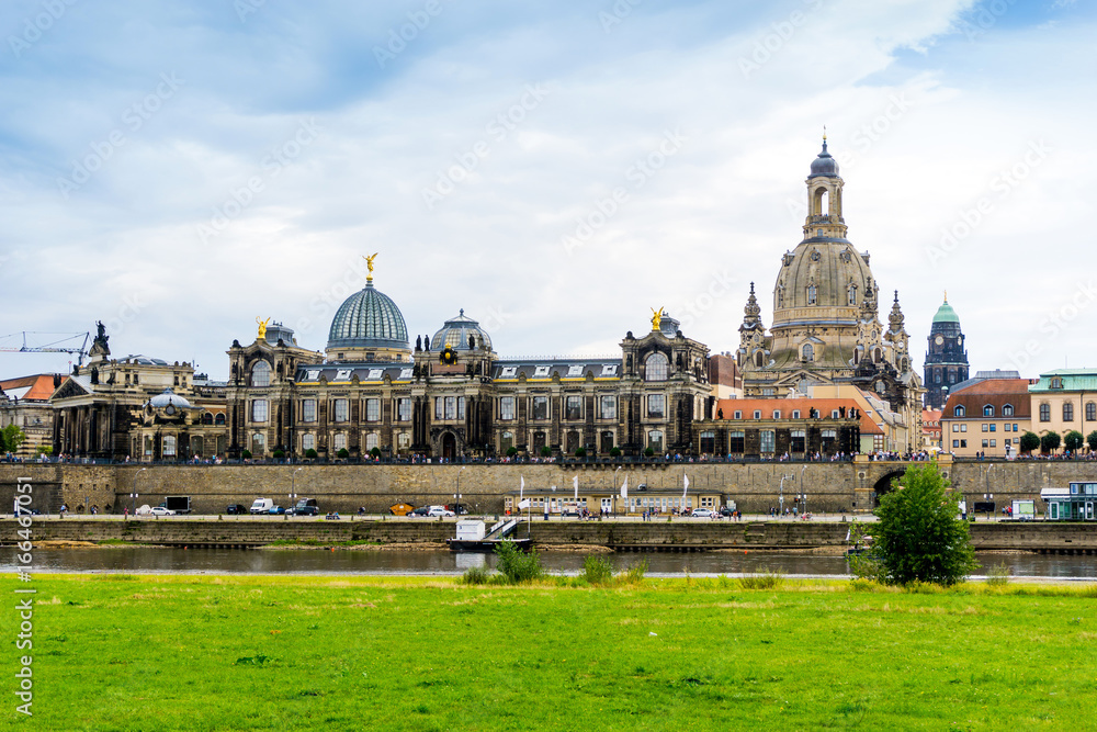 antique building view in Dresden, Germany