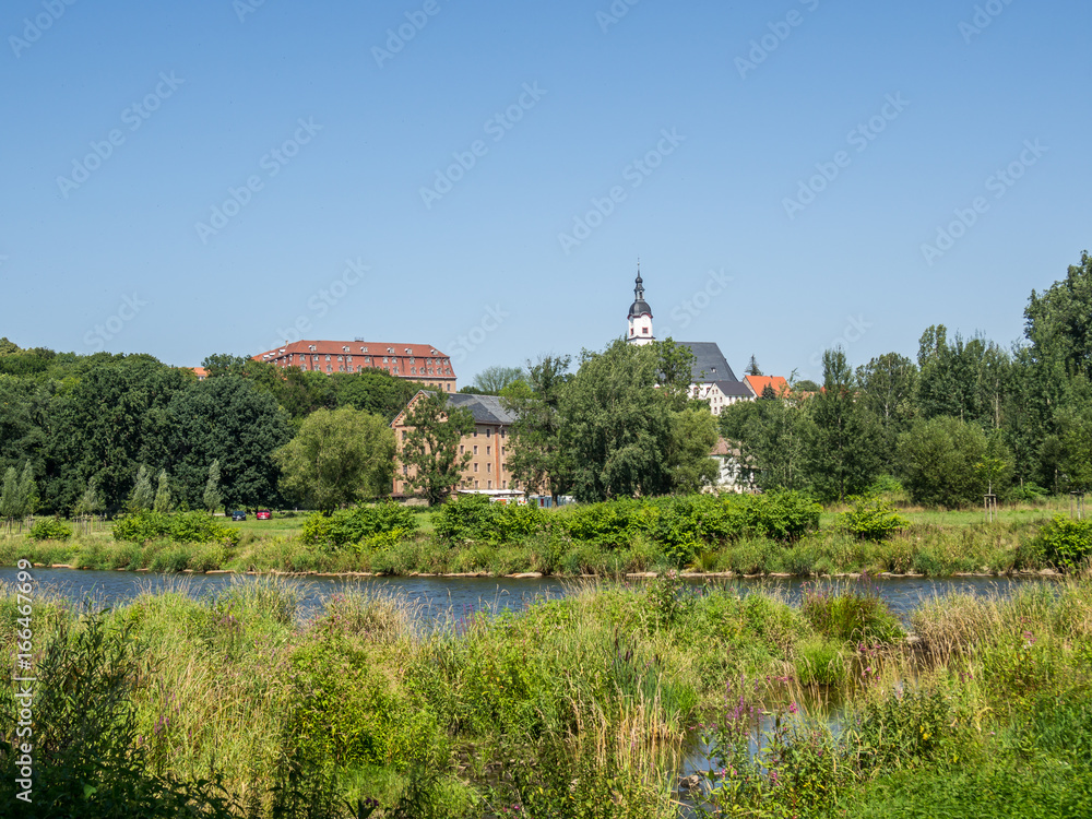 Obraz premium Blick auf Wechselburg