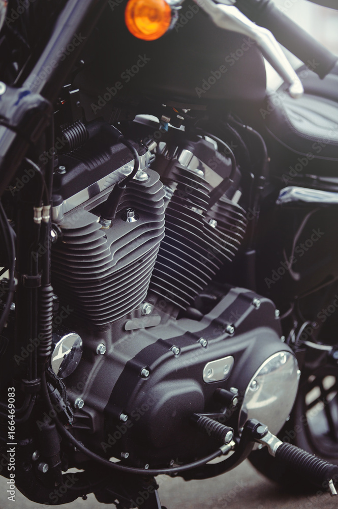 Beautiful stylish black motor powerful motorcycle art shooting on the calendar Beautiful stylish black motor powerful motorcycle art shooting on the calendar