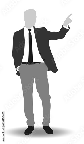 Businessman - Graustufen