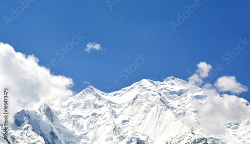 Amazing snowcap mountain wallpaper