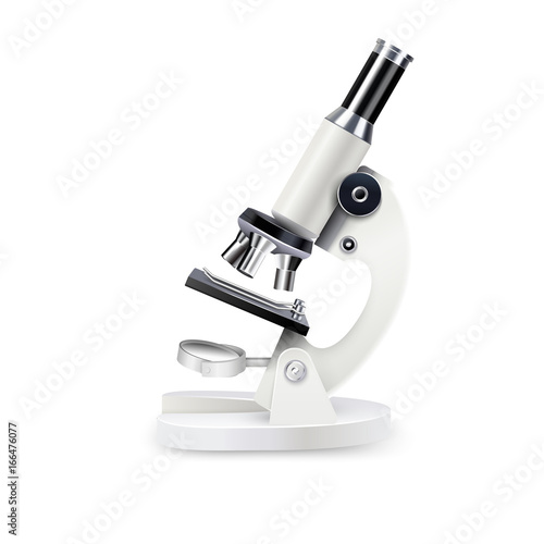 Realistic Microscope Composition 