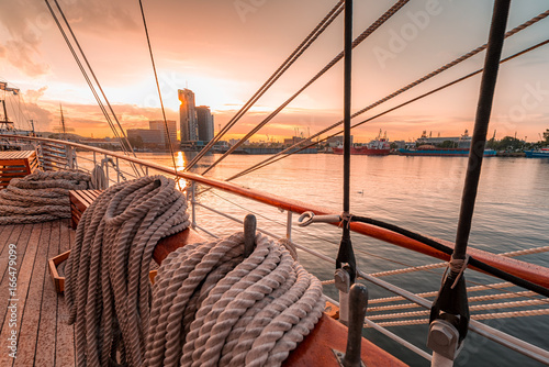 Yacht port in Gdynia