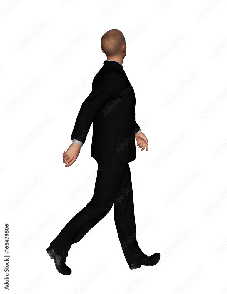 3d rendering of full length businessman in everyday actions isolated on white background 3d rendering of full length businessman in everyday actions isolated on white background