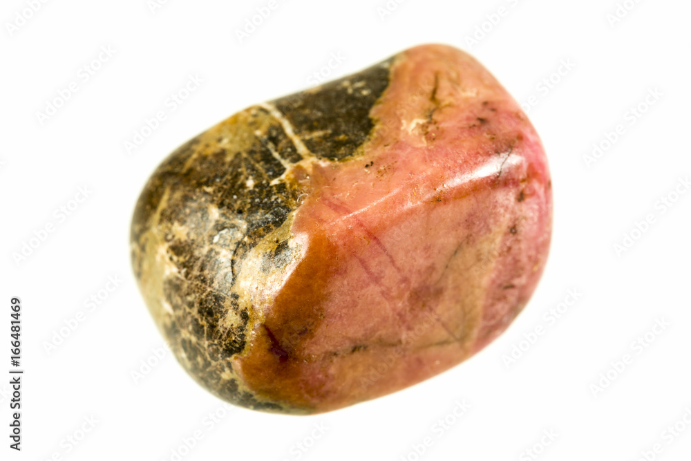 Obraz premium tumble polished rhodonite pebbles
