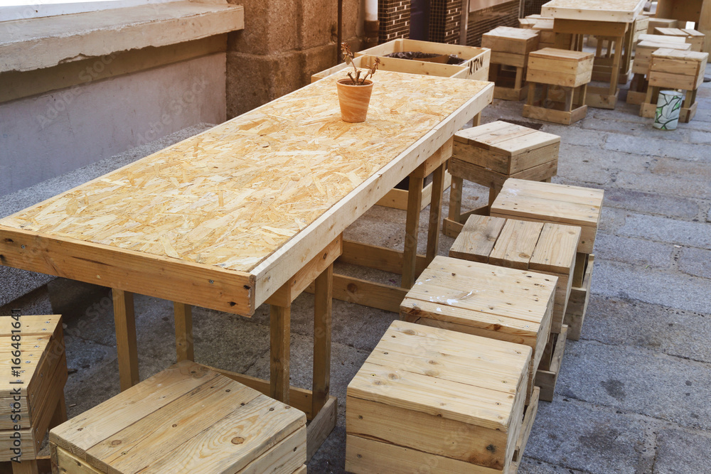 tables bar extérieur en bois recyclé de récupération tables bar extérieur en bois recyclé de récupération