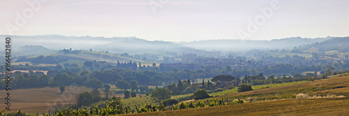 Toskana-Panorama  im Chianti-Gebiet bei Montespertoli