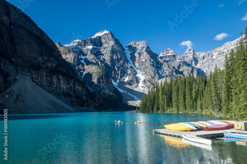 Postkartensujet Moraine Lake im Banff Nationalpark, Alberta, Canada