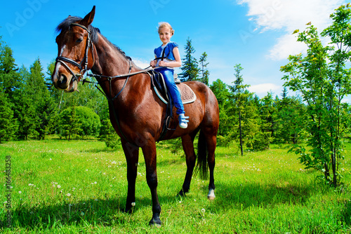 girl on a horse © Andrey Kiselev