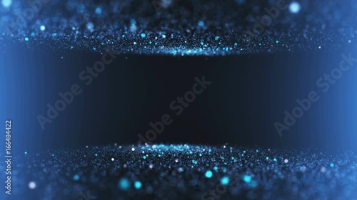 Gentle shimmering ice particles in 4K UHD video loop animation.