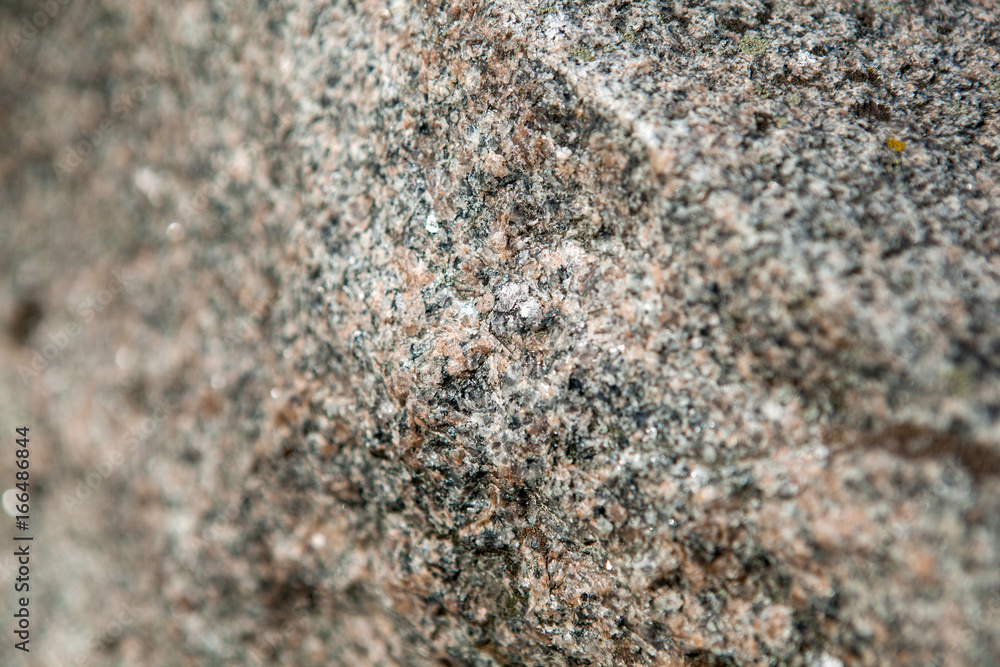 Rock material from a granite monument Rock material from a granite monument