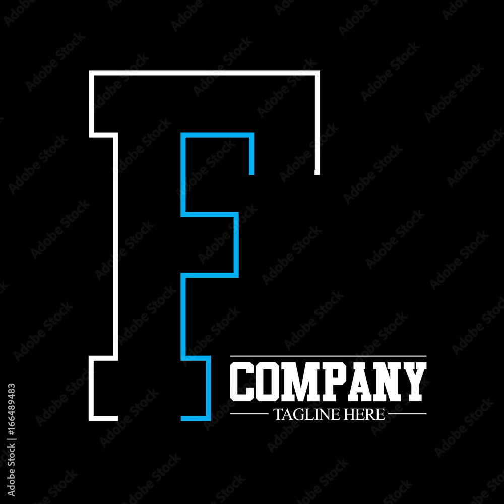 Initial Letter F Logo Design Template Elements Initial Letter F Logo Design Template Elements