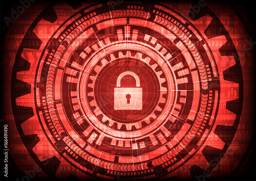Abstract Malware Ransomware virus encrypted files with keypad globe binary bit background. Vector illustration cybercrime and cyber security concept.