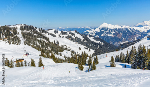 Winter landscape in Alps