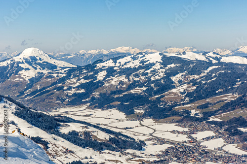 Fototapeta Naklejka Na Ścianę i Meble -  Winter landscape in Alps