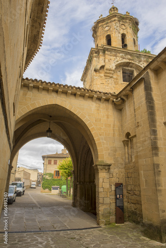 The village of Puente la reina in Navarra