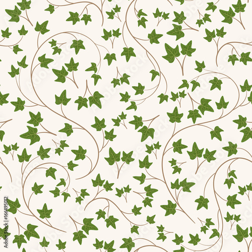 Seamless ivy pattern