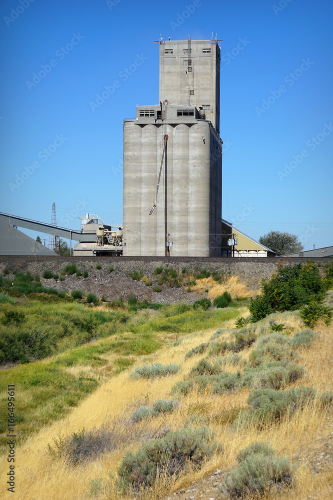 old agricultural silo grain elevator old agricultural silo grain elevator