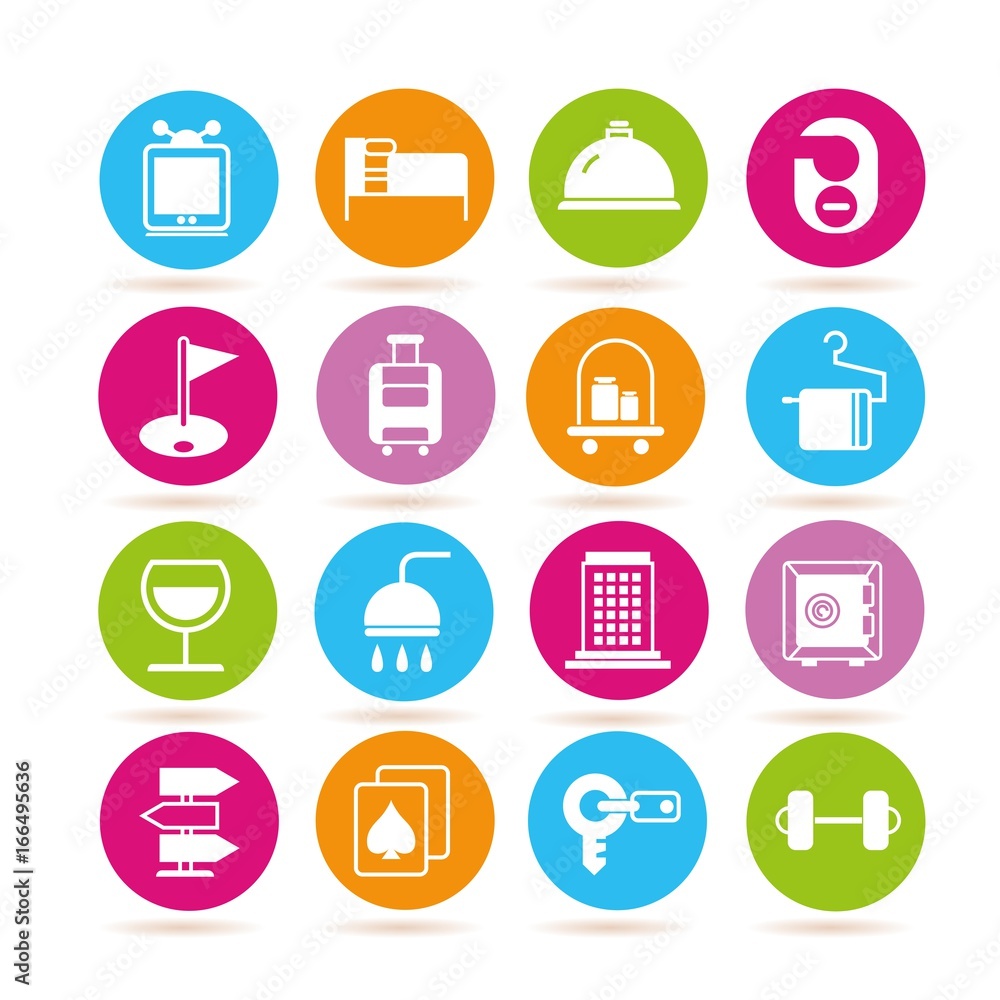 hotel icons hotel icons