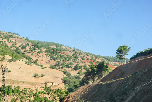 Fototapeta Naklejka Na Ścianę i Meble -  Mountains Geography Landscape Morocco Mediterranean Rif