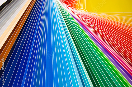 Folienfarben Regenbogen Farbfächer
