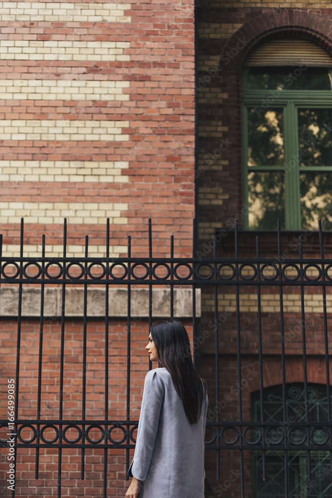 Beautiful Elegant Woman Outdoors Beautiful Elegant Woman Outdoors