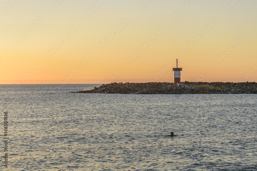 Small Lighthouse at San Cristobal Island, Galapagos