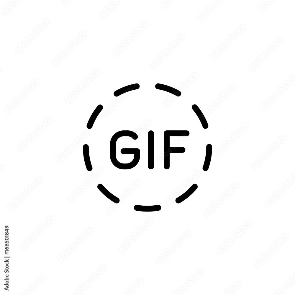 gif circle line icon gif circle line icon