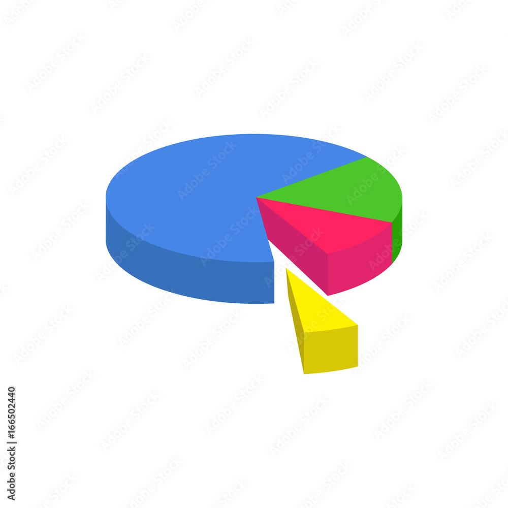 Obraz premium Vector circle diagram, business, success concept. Infographic icon. Vector