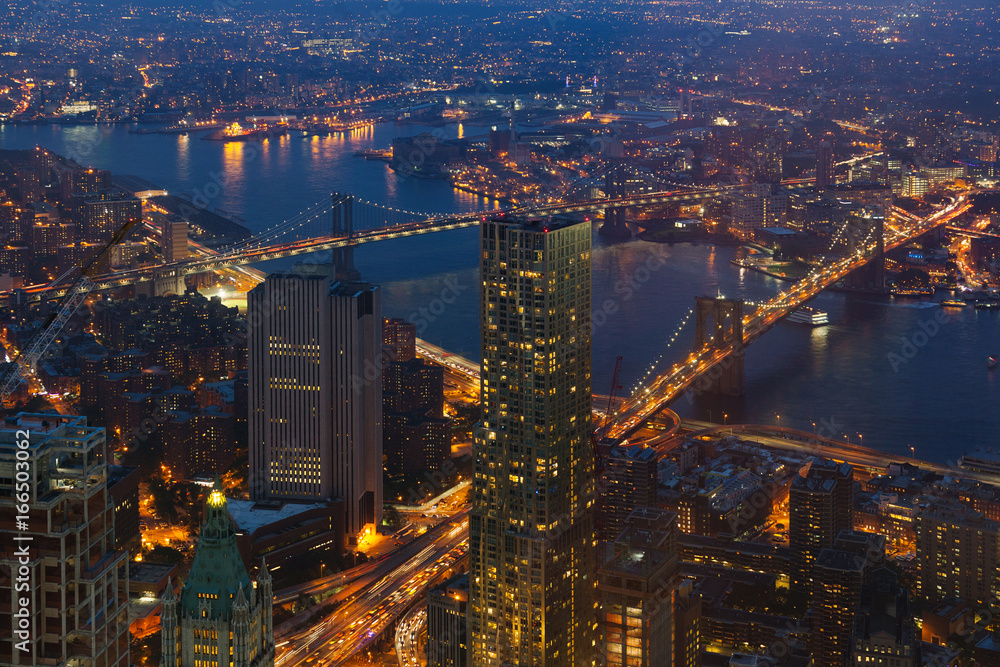 custom made wallpaper toronto digitalNew York Cityscape at Night