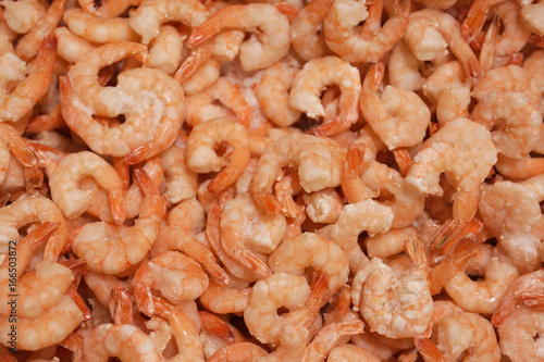 Fresh shrimps, close up