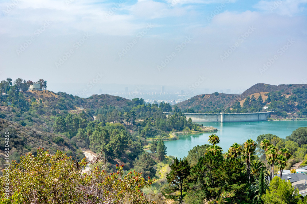 Los Angele landscape view Dam