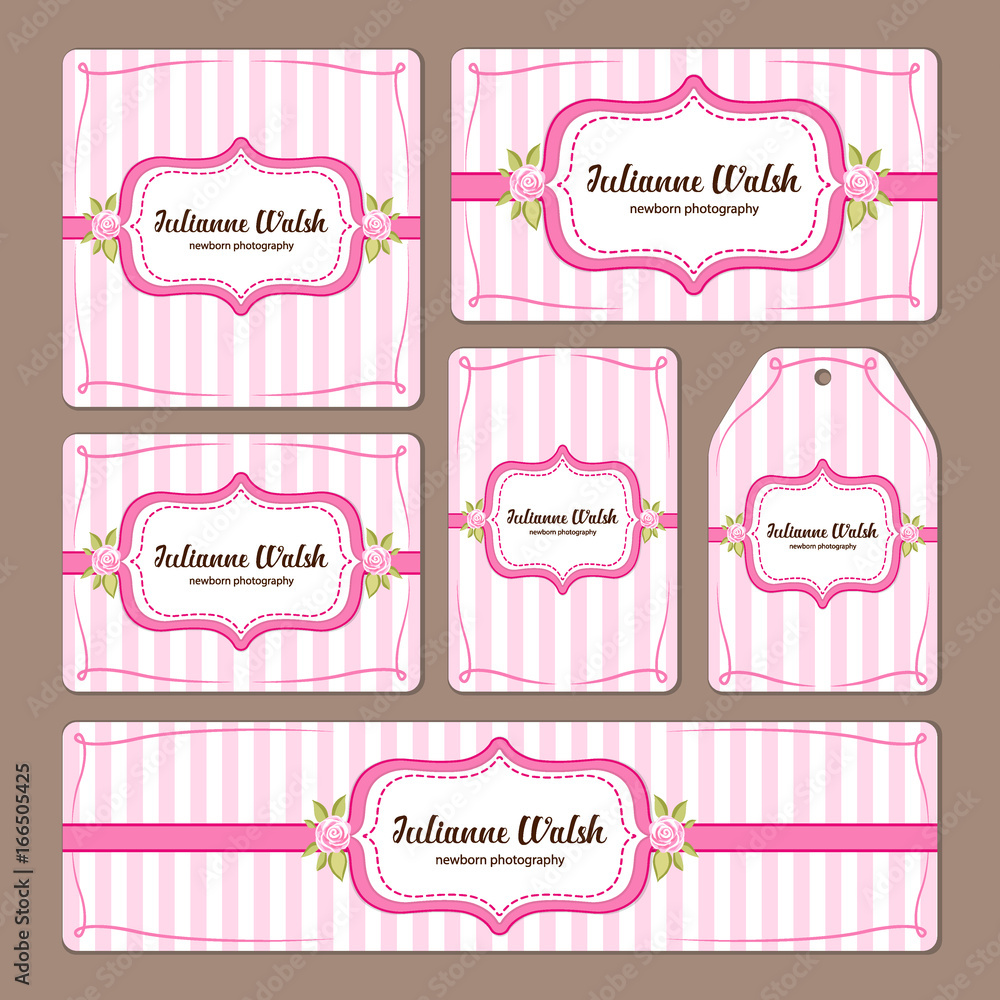 Hand drawn floral elements for branding and identity Hand drawn floral elements for branding and identity