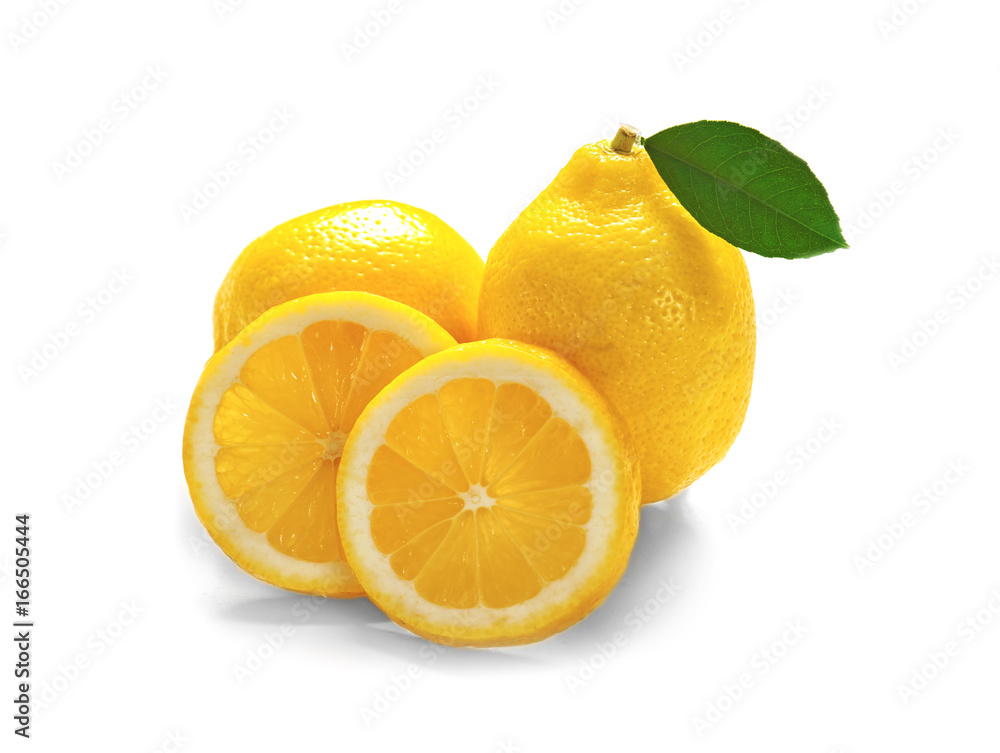 Delicious citrus fruit on white background Delicious citrus fruit on white background