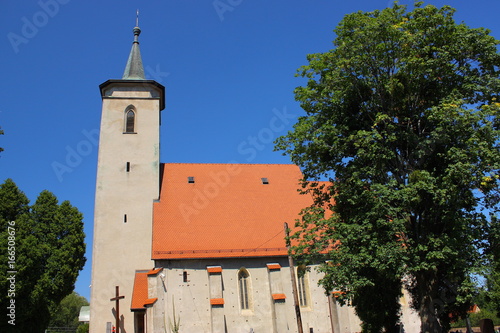 Gotycki kościół św. Stanisława Biskupa i Męczennika w Bielsku-Białej, wybudowany w 1380 roku. photo