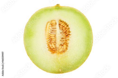 Galia melon section
