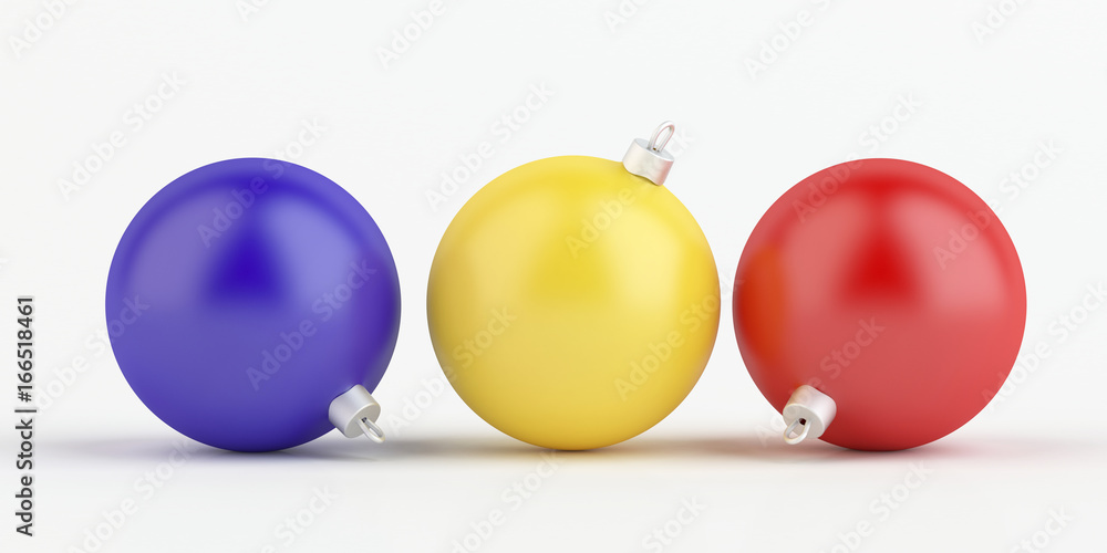 Christmas Decoration Ball on White Background. Christmas Decoration Ball on White Background.