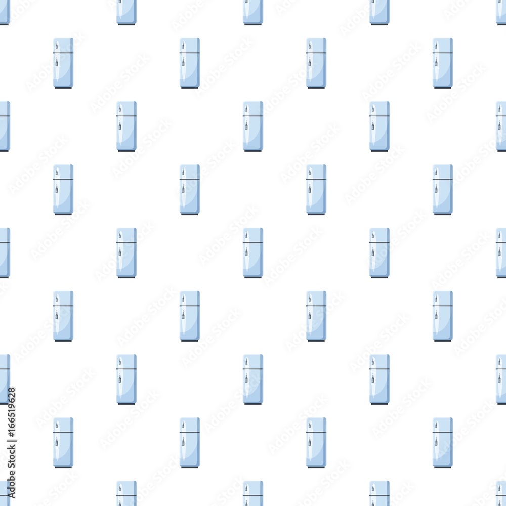 White refrigerator with separate freezer pattern White refrigerator with separate freezer pattern