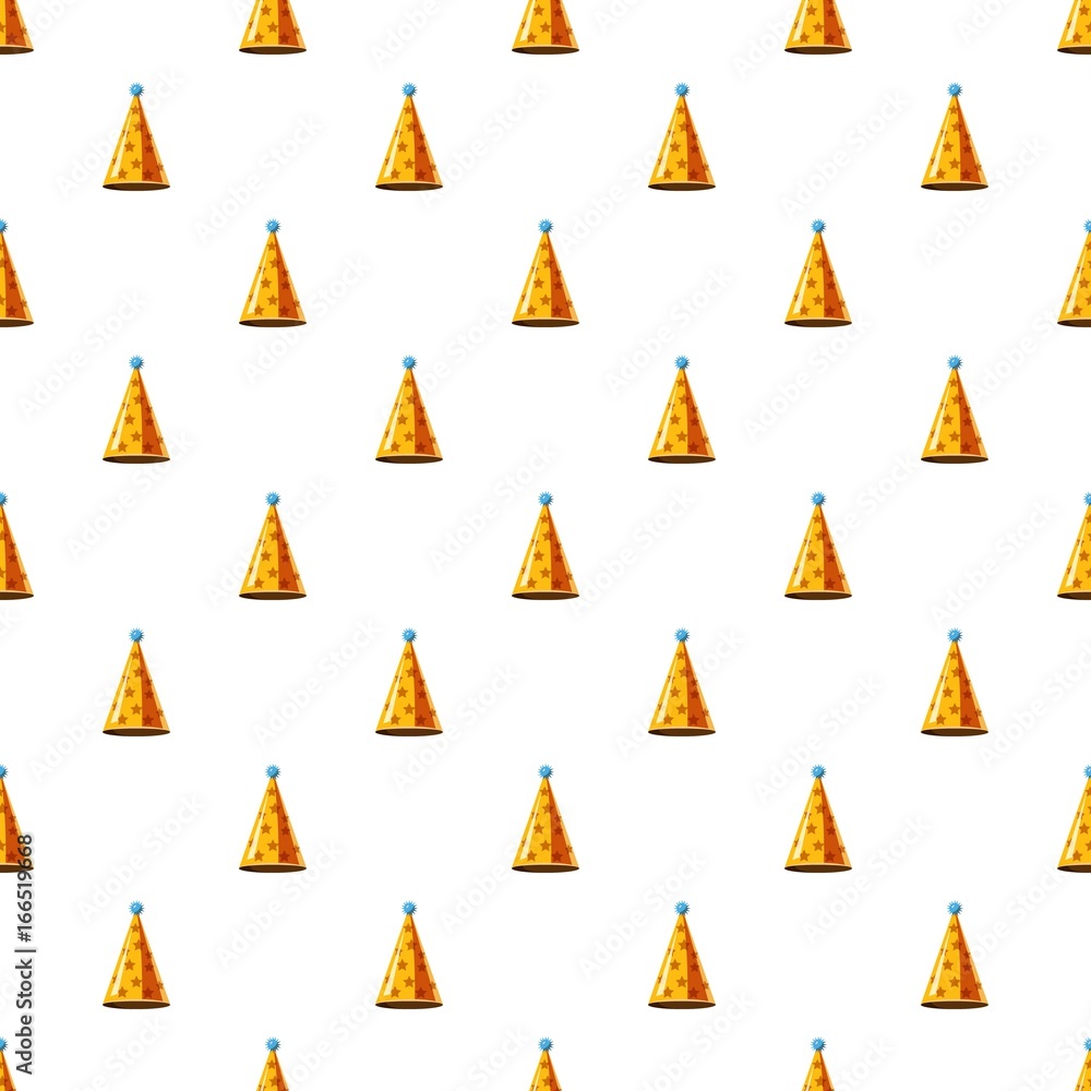 Gold party hat pattern Gold party hat pattern