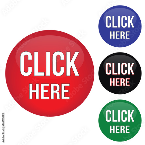 Click here website buttons set