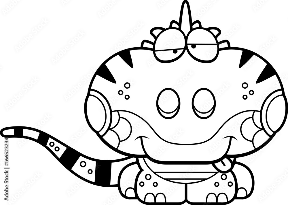 Cartoon Goofy Iguana Cartoon Goofy Iguana