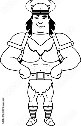 Confident Cartoon Barbarian
