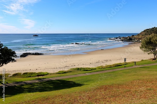 Obraz na płótnie Flynns Beach at Port Macquarie on the mid north Coast of New South Wales in Australia w salonie