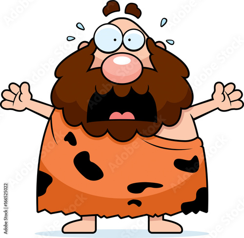 Scared Caveman