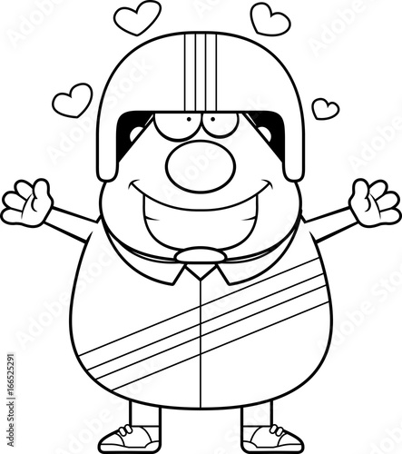 Cartoon Stuntman Hug