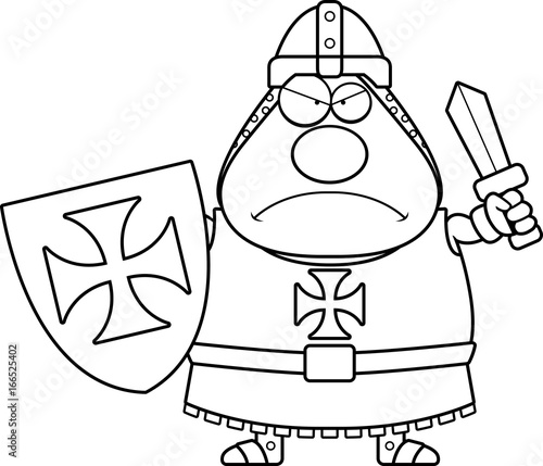 Angry Cartoon Templar