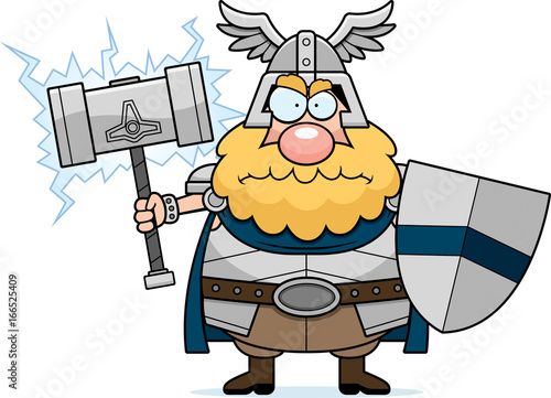 Angry Cartoon Thor