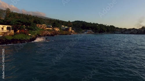 the island of Moroni in the Comoros, off the coast of africa